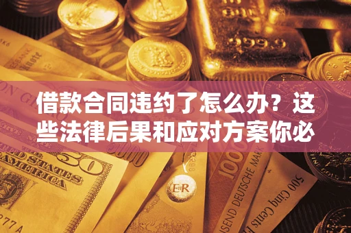 武汉借款合同违约了怎么办？这些法律后果和应对方案你必须知道