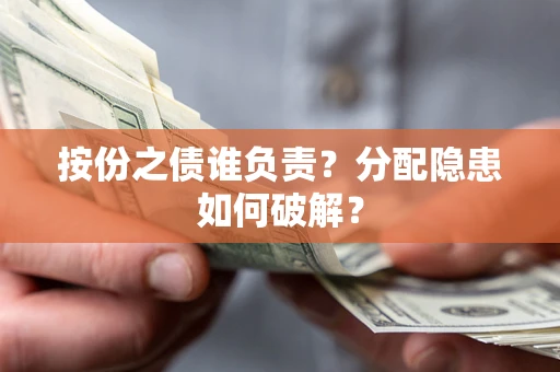 武汉按份之债谁负责？分配隐患如何破解？