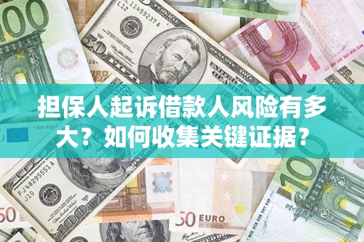 武汉担保人起诉借款人风险有多大？如何收集关键证据？