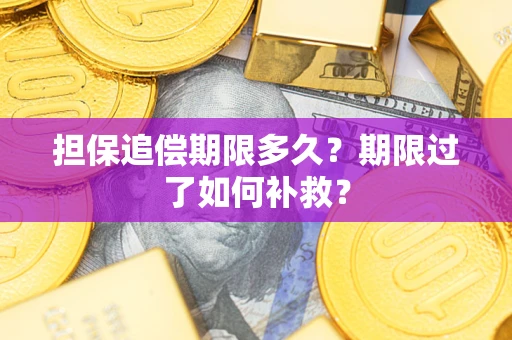 武汉担保追偿期限多久？期限过了如何补救？