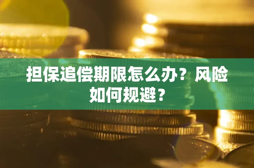 武汉担保追偿期限怎么办？风险如何规避？