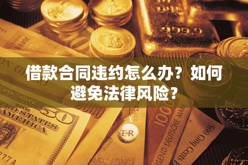 武汉借款合同违约怎么办？如何避免法律风险？