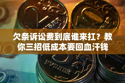 武汉欠条诉讼费到底谁来扛？教你三招低成本要回血汗钱